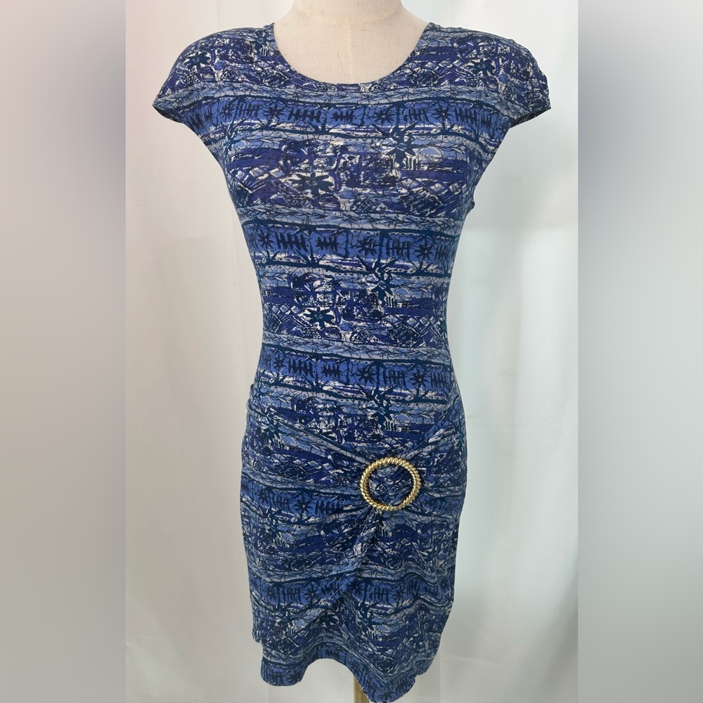VTG 80s WINDSONG CALIFORNIA Belted Mini Dress